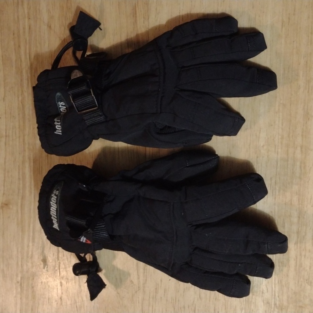 HotFingers Black Gloves Youth S